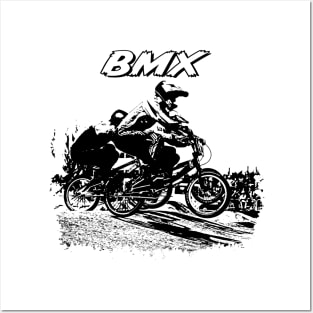 bmx racing Posters and Art